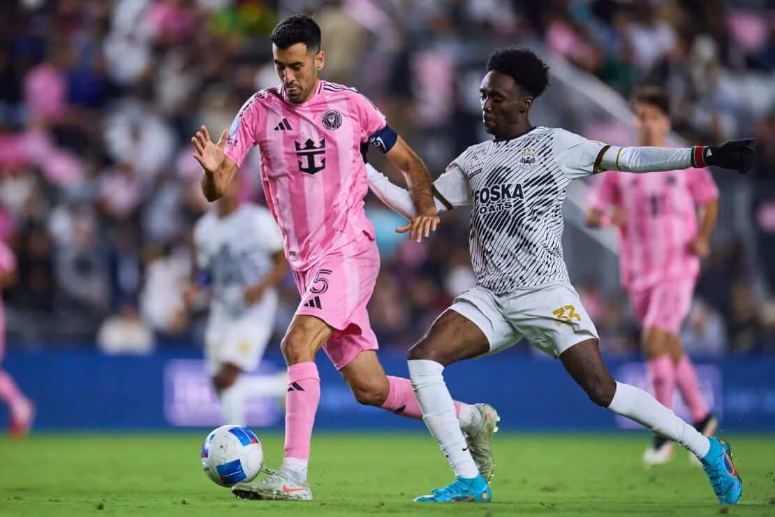 Sergio Busquets jugador del Inter Miami. Inter Miami vs Chicago Fire.