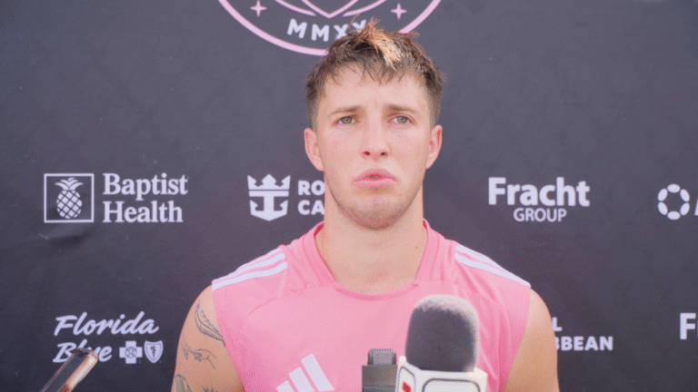 Baltasar Rodríguez, jugaodr del Inter Miami en la MLS.