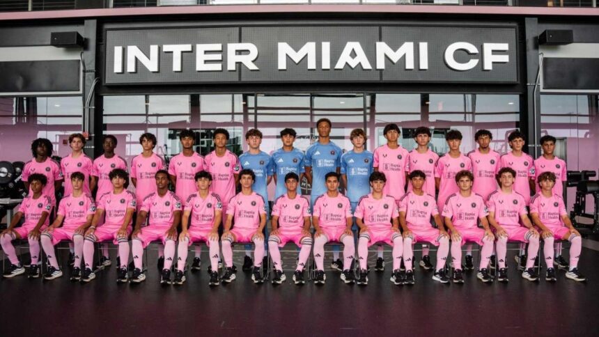 El equipo de menores de 16 años del Inter Miami de la MLS.