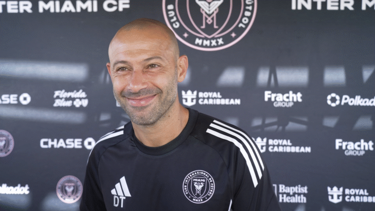 Javier Mascherano, entrenador del Inter Miami en la MLS.