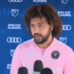 Maxi Falcón, jugador del Inter Miami de la MLS.