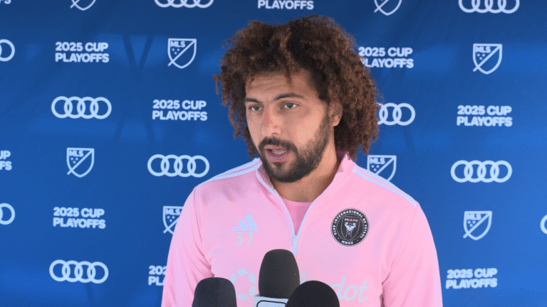 Maxi Falcón, jugador del Inter Miami de la MLS.