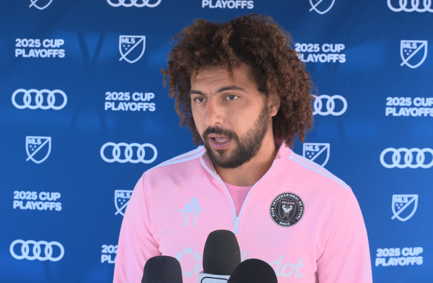 Maxi Falcón, jugador del Inter Miami de la MLS.