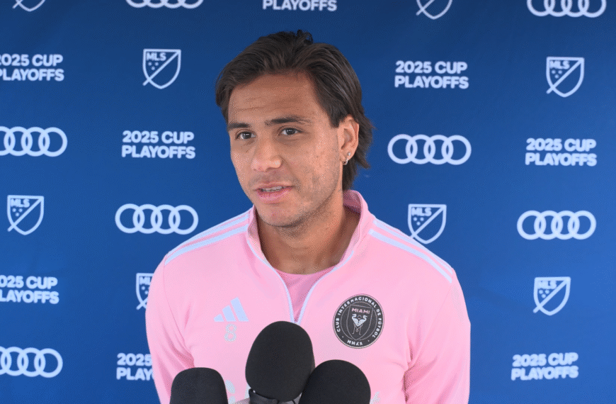 Telasco Segovia, jugador del Inter Miami de la MLS.