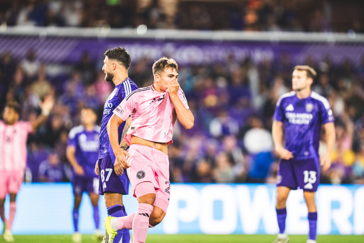 Tadeo Silvetti marcó uno de los dos goles de Inter Miami. 