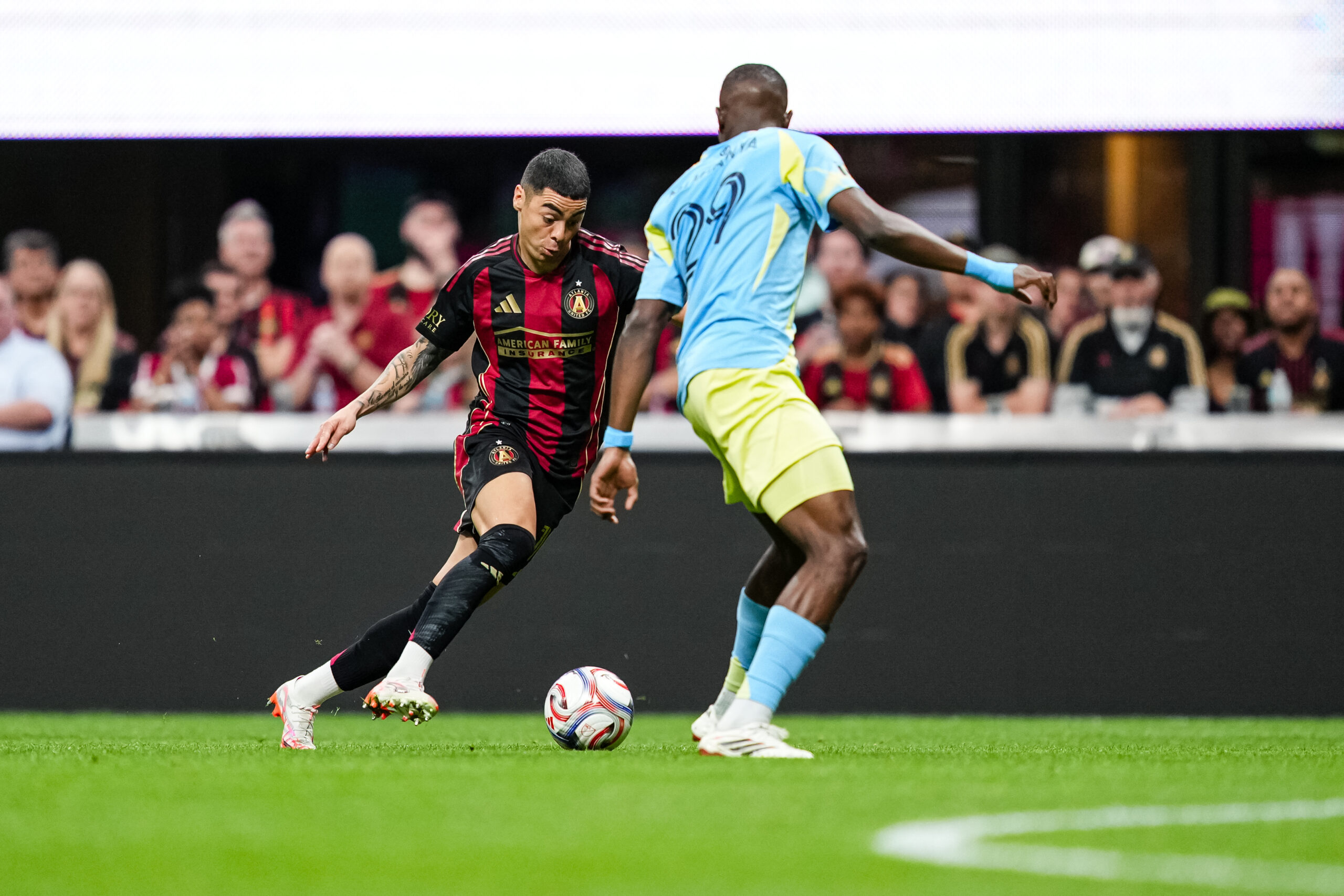 Miguel Almirón brilló ante el Philadelphia Union.