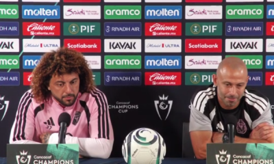 Maxi Falcón y Javier Mascherano de Inter Miami en la MLS.