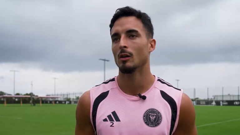 Gonzalo Luján, jugador de Inter Miami en la MLS.