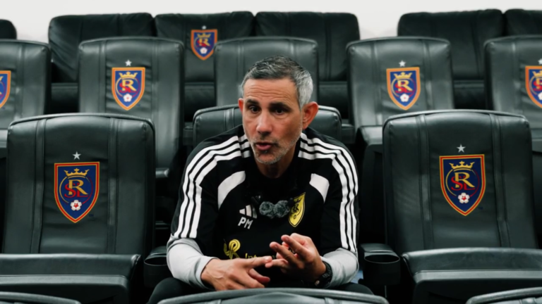 Pablo Mastroeni, entrenador del Real Salt Lake en la MLS.