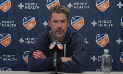 Pat Noonan, entrenador de Cincinnati FC.