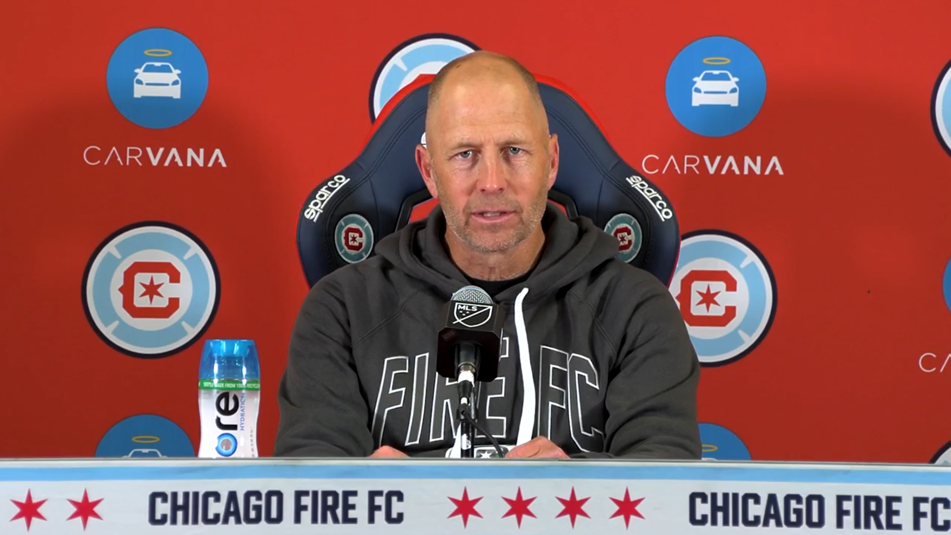 Gregg Berhalter, entrenador del Chicago Fire.