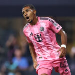 Yannick Bright celebra su gol con Inter Miami ante Leon